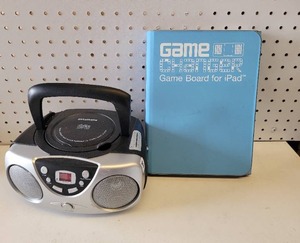 lot 300 image: SYLVANIA CD PLAYER PLUS GAME BOARD FOR IPAD.