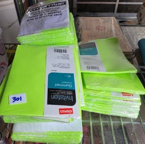 lot 301 image: LOT OF ENVELOPES AS SHOWN.