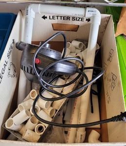 lot 308 image: SMALL PUMP, PLUMBING SUPPLIES.