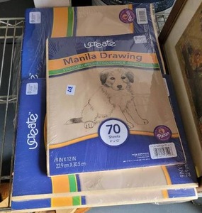 lot 317 image: LOT OF MANILA PAPER PACKS.