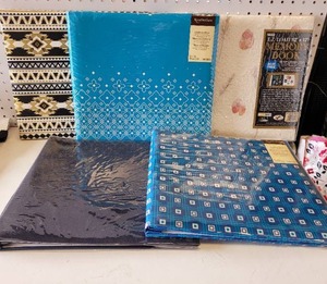 lot 337 image: (5) NEW, SCRAPBOOK ALBUMS AS SHOWN.
