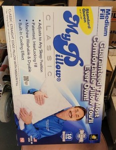 lot 346 image: MY PILLOW MEDIUM SIZE PILLOW IN BOX.