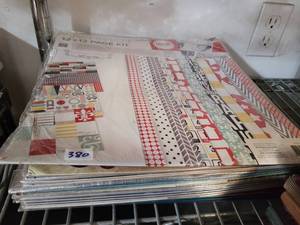 lot 380 image: LOT OF SCRAPBOOK PAPER AS SHOWN.