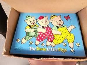 lot 350 image: VINTAGE CHILDRENS PUZZLES.