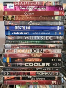 lot 401 image: LOT OF ASSORTED DVDS AS SHOWN.