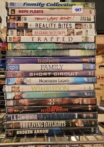 lot 407 image: LOT OF ASSORTED DVDS AS SHOWN.