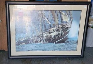 lot 439 image: LARGE WALL FRAME AS SHOWN.