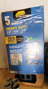 lot 10 image: PLANO 5-SHELF HEAVY-DUTY UNIT IN PACKAGE