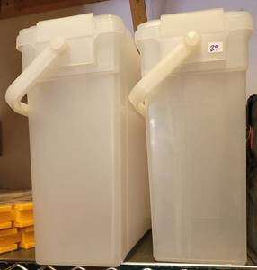 lot 29 image: (2) SCRAPBOOKING STORAGE TOTES