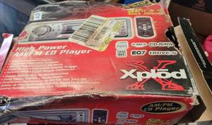 lot 57 image: XPLOD HIGH POWER AMFM CD PLAYER