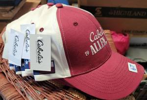lot 67 image: (6) CABELAS CAPS WITH TAGS