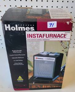 lot 71 image: HOLMES INSTAFURNACE IN BOX