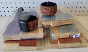 lot 81 image: ASSORTED RUBBER STAMPS