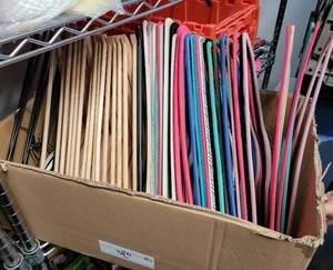 lot 89 image: ASSORTED CLOTHES HANGERS