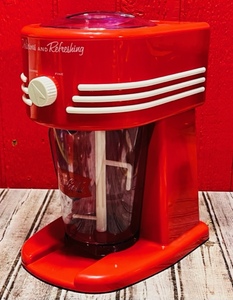 lot 11 image: Nostalgia Products Coca-Cola Counter Top Frozen Beverage Station&nbsp