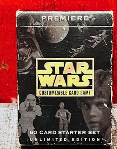lot 108 image: 1995 Limited Edition&nbspStar Wars Customizable Card&nbspGame Decipher #200 Starter Set