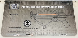 lot 114 image: Camco Tools Pistol Crossbow WSafety Lock
