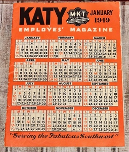 lot 138 image: M-K-T Katy Employes Magazine - January 1949