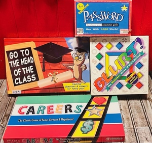 lot 162 image: Lot of Four Games - Password, Go To The Head Of The Class, Blurt, &amp Careers