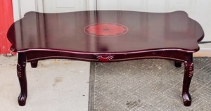 lot 79 image: Vintage Wooden Coffee Table