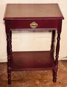 lot 87 image: Vintage Wooden Hallway Table