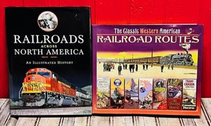 lot 100 image: Two Coffee Table Style Books on Railroad History