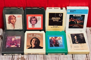 lot 180 image: Eight Great Vintage 8 Tracks - Inluding ABBA, Bee Gees, Neil Diamond, &amp Barry Manilow