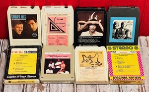 lot 181 image: Eight Vintage 8 Tracks - Including Steve Martin, the Lettermen, Dionne Warwick, the Righteous Brothers, &amp the Platters