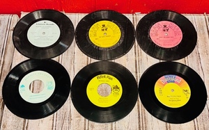 lot 176 image: Six Vintage 45 ChildrenRecords