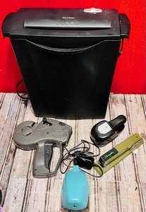 lot 187 image: Paper Shredder, X-Acto Electric Pencil Sharpener, &amp Other Office Supplies