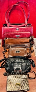 lot 201 image: Four Designer Purses - Brighton, Stonemountain, Makowsky, &amp Braciano