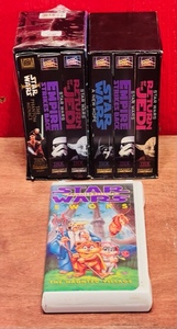 lot 219 image: Seven Assorted Star Wars Videos&nbsp
