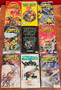 lot 220 image: Nine Assorted Teenage Mutant Ninja Turtles Videos