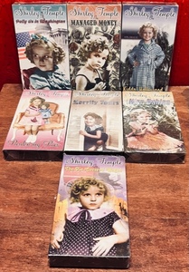 lot 221 image: Seven New In Plastic Shirley Temple Videos