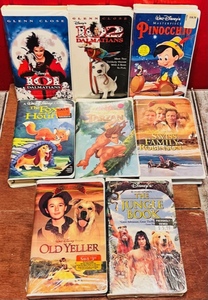 lot 222 image: Eight Classic Walt Disney Videos