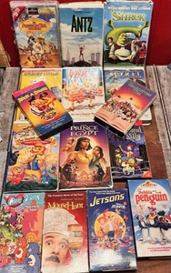 lot 226 image: Fifteen Classic Animated Videos - Including Shrek, Antz, An American Tail, &amp Charlottes Web