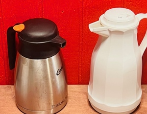 lot 246 image: Two Carafes- Including Stainless Steel Curtis Thermo Pro