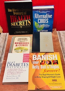 lot 254 image: Six Alternative Health &amp Cures Books