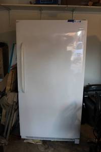 lot 2 image: Frigidaire Upright Freezer Model FFFH17F2QWB