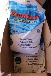 lot 22 image: (2) ZeoSand Zeolite Filter Media Bags for Pool