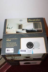 lot 97 image: 2 Way Ceiling Speakers unopened Model ATc6