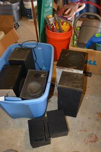 lot 273 image: Speakers mixed lot of surround sound