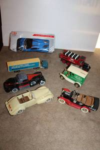 lot 120 image: Die Cast Cars, Avon Car Bottles, Remote Control Car
