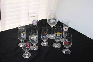 lot 114 image: German Beer Glasses, Bubba Gump Shrimp Glass