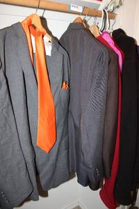 lot 136 image: Mens Suits, Womens Jackets