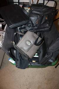 lot 164 image: Purse, iPad case, laptop case, wallets and Floral Backpack
