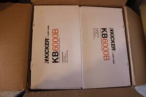 lot 228 image: Outdoor Speakers still in box - Kicker KB6000B