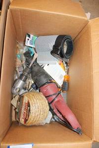 lot 309 image: Tools Air ratchet chisel, reciprocating saw, Sisal rope