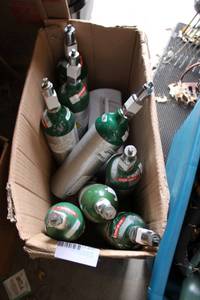 lot 360 image: Oxygen tanks