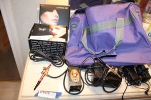 lot 205 image: Luminess Cosmetic AirBrushes and bag